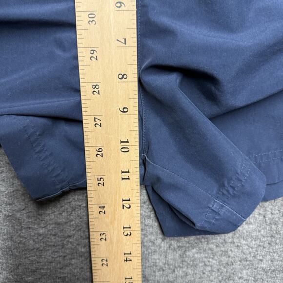 Vintage 90s Reebok Shorts Mens Large Navy Blue 4" Inseam Soccer Running Dad - Picture 5 of 7